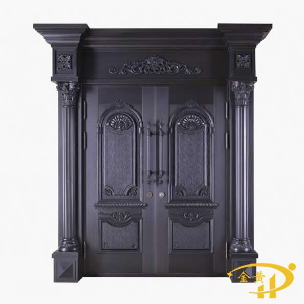罗马柱纯铜门