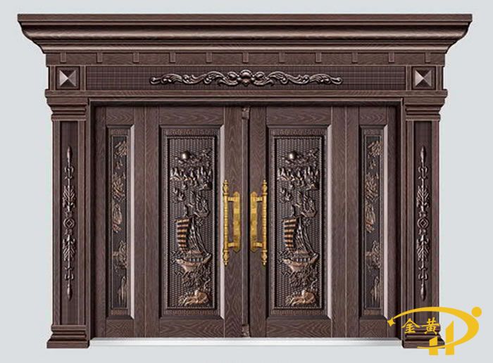 锌合金别墅拼接门