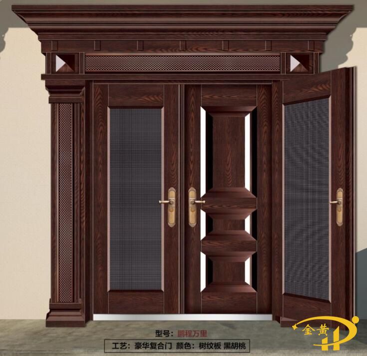 锌合金纱窗别墅门