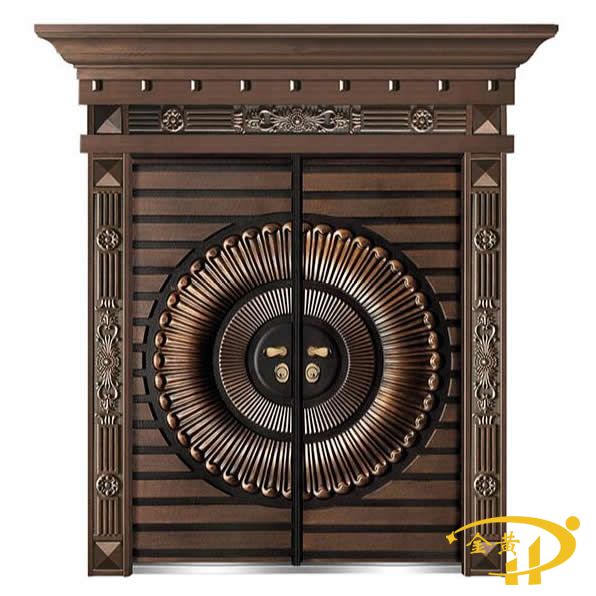 中式铸铝别墅大门