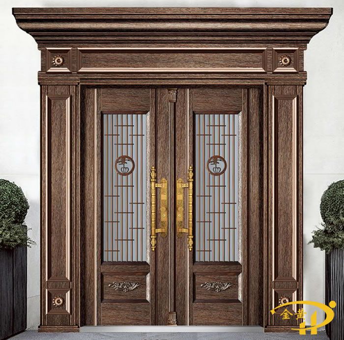 锌合金玻璃别墅大门