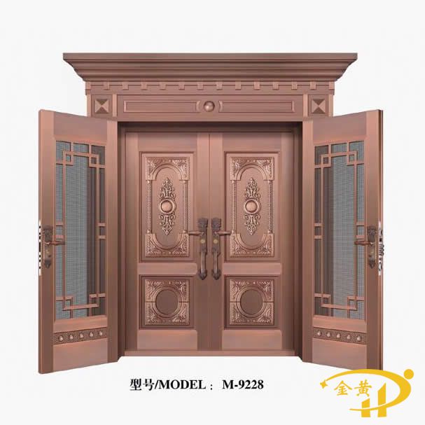 双开复合铜门