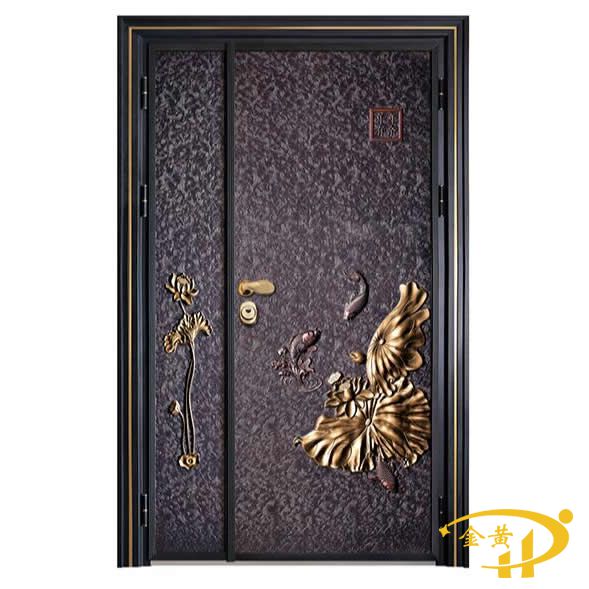 铸铝别墅子母门