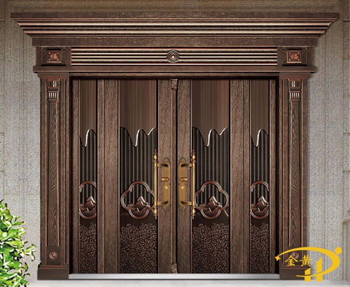 锌合金镶嵌拼接门
