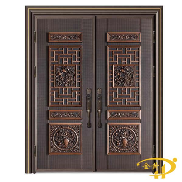 中式铸铝别墅大门