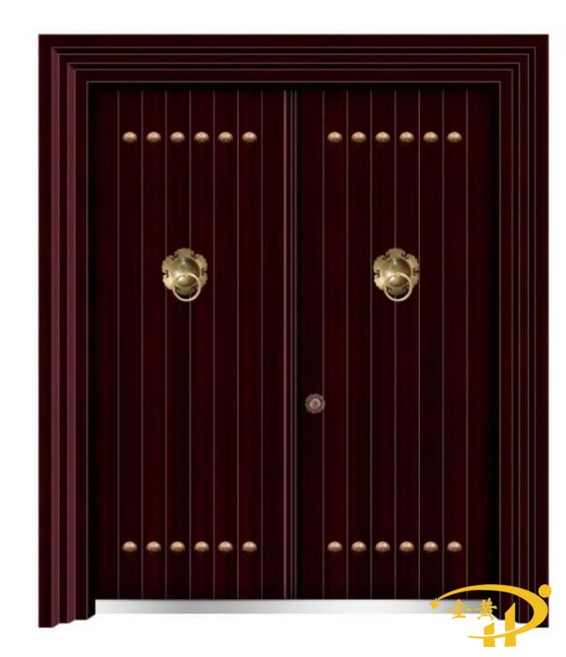 中式复古锌合金别墅门