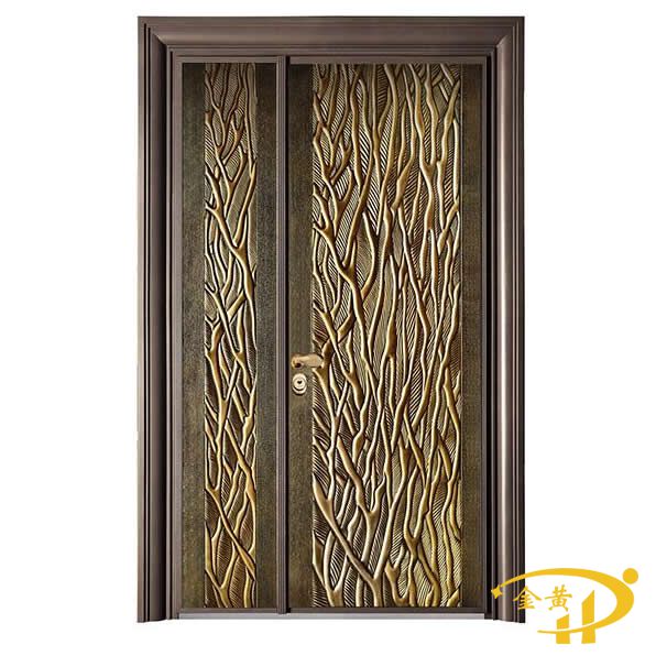 别墅铸铝子母门