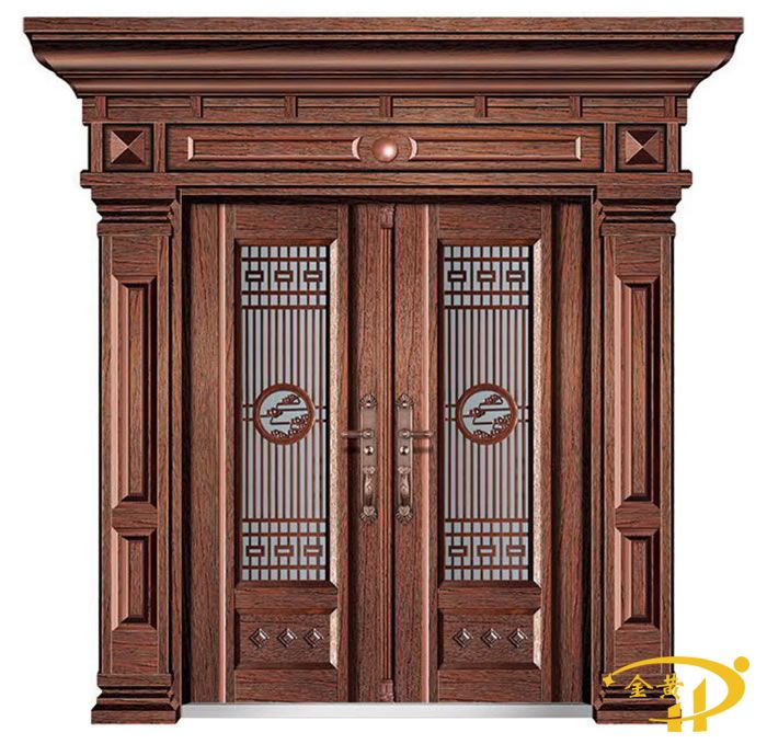 玻璃锌合金拼接门