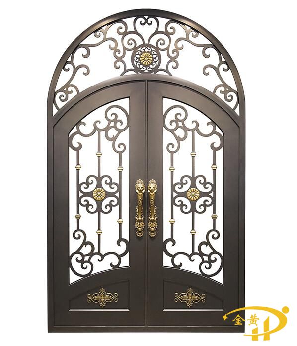 圆弧玻璃铸铝门