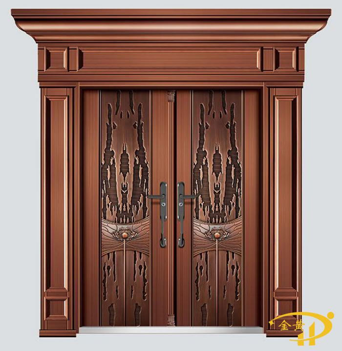锌合金镶嵌拼接门