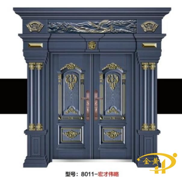 锌合金别墅入户门