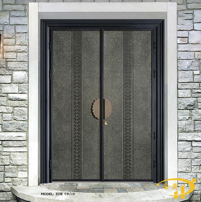 中式别墅铸铝大门