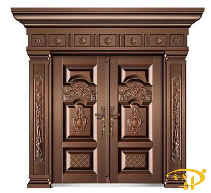 双开锌合金模压门