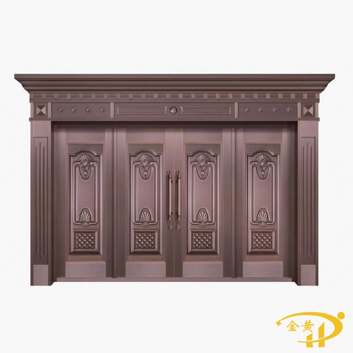 别墅四开铜门
